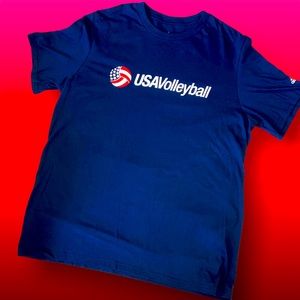 adidas USA Volleyball Amplifier T NEW Navy